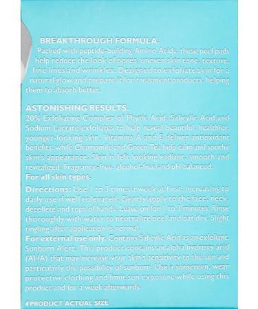 Peter Thomas Roth Peptide 21 Amino Acid Exfoliating Peel Pads - 60 Count - Buy Online on SooperMarket.com