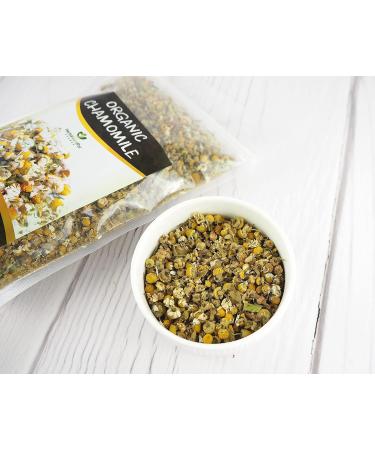 Chamomile Tea Camomile Dried Flowers Organic Herbal Inflorescence Matricaria chamomilla Tea for Infusion 300G - Buy Online on SooperMarket.com