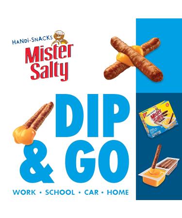 Mr. Salty Pretzels 'N Cheesy Dip Snack Packs - 72 Packs, 12 Boxes - Delicious Savory Snack for On-The-Go Convenience - Buy Online on SooperMarket.com