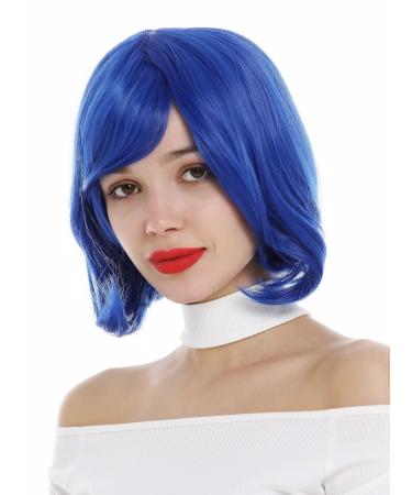 Buy WIG ME UP 0820-T2512 Short Bob Wavy Wig for Ladies - Stylish Blue Color | International Shipping Available - Buy Online on SooperMarket.com