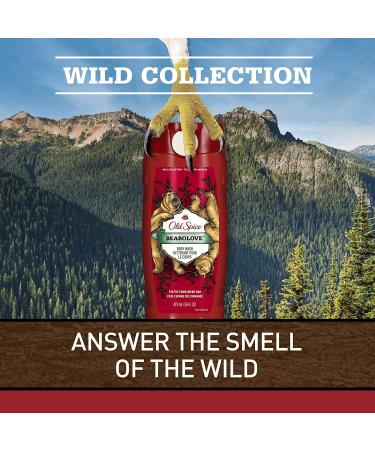 Old Spice Wild Collection Bearglove Men's Body Wash 16 Fl Oz - Pack of 4 - Buy Online on SooperMarket.com