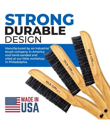 100% Boar Bristle Clothes Brush - Lint Remover for Suits Suede & Upholstery | USA Shipping - Buy Online on SooperMarket.com