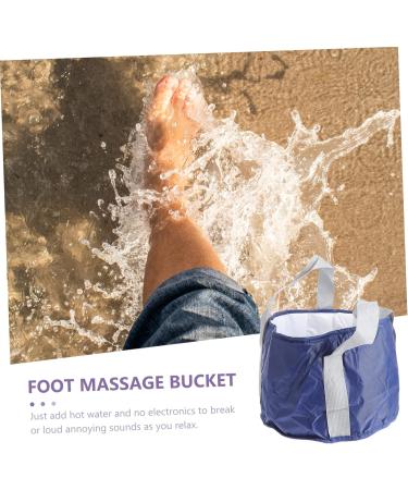 WOFASHPURET 1pc Foldable Footbath Bucket for Collapsible wash bin Folding Water Container Foot Soaking Basin Laundry Buckets Home Foot Spa Tub Foot spa Basin Household Storage Bags Travel peva 30x20cm - Buy Online on SooperMarket.com