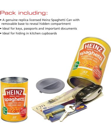 Sterling 203HS SafeCan Heinz Spaghetti - Hidden Storage Diversion Safe Yellow - Buy Online on SooperMarket.com
