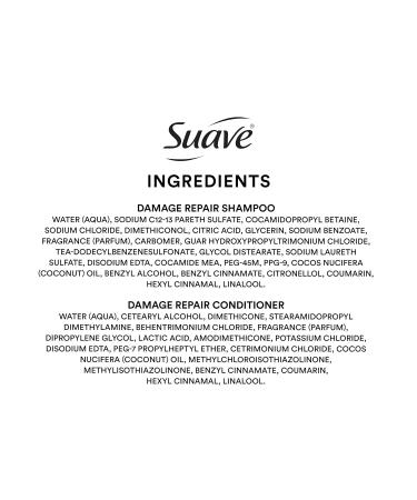 Suave Professionals Coconut Oil Damage Repair Shampoo + Conditioner 28 fl oz - Pack of 4 - Buy Online on SooperMarket.com