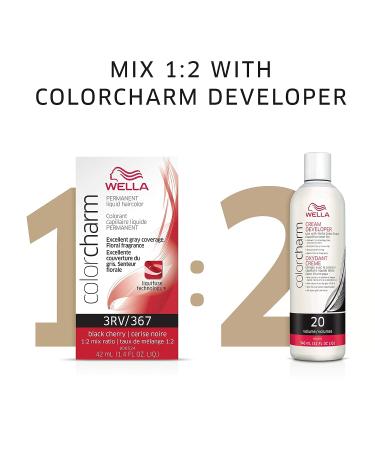 Wella Color Charm 4NN Intense Med Brown Permanent Liquid Hair Color for Gray Coverage - Buy Online on SooperMarket.com