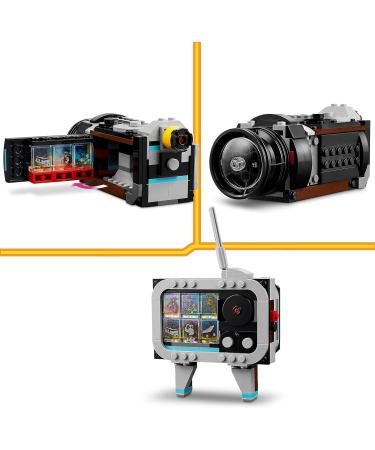 LEGO Creator 3in1 Retro Camera Toy to Video Camera to TV Set  Kids' Desk Decoration or Bedroom Accessories  Photography Gifts for Girls and Boys Aged 8 Plus Years Old Who Enjoy Creative Play 31147 - Buy Online on SooperMarket.com