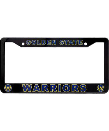 Golden State Warriors License Plate Frame - Black, 12.25 x 6.25 - Ideal Gift for Sports Fans - Slim Design - Buy Online on SooperMarket.com