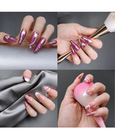 3830pcs Nail Rhinestones Gems Kit - 3D Crystal Diamond Stones, Mixed Shapes, Round Flat Rhinestones - Includes Nail Jewels Wax Pen & Gift Box - for Acrylic Nail Art DIY Crafts - Buy Online on SooperMarket.com