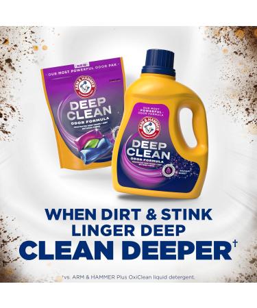 ARM & HAMMER Deep Clean Odor Formula Liquid Laundry Detergent 102 fl oz - 68 Loads | International Shipping Available - Buy Online on SooperMarket.com