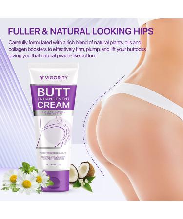 Butt Enhancement Cream | Hip Lift & Firming Lotion for Bigger, More Elastic Buttocks | Moisturizing & Gentle Formula | 4oz (Pack of 1) - Buy Online on SooperMarket.com
