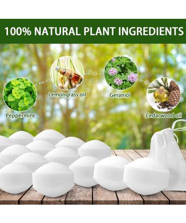 24 Pack Peppermint Oil Rodent Repellent for Cars, Campers, and Indoors - Mouse & Rat Deterrent for Garage - Pet Friendly - Buy Online on SooperMarket.com