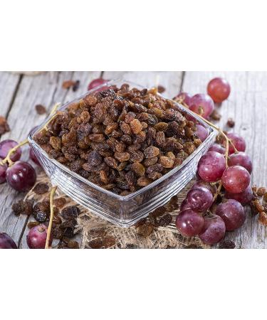 Organic California Thompson Raisins - No Added Sugar, Non GMO, Vegan, Raw, Pesticide-Free, Unsulfured Bulk 2LB Pack - Buy Online on SooperMarket.com