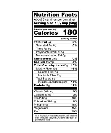 Kashi GO Breakfast Cereal Original 13.1oz Box - Excellent Source of Fiber - Buy Online on SooperMarket.com