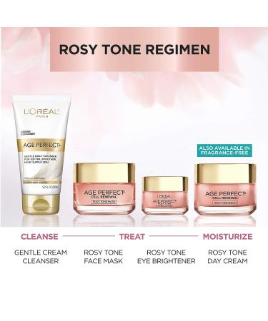 L'Oreal Paris Age Perfect Rosy Tone Eye Brightener & Travel Size Face Moisturizer Set - Buy Online on SooperMarket.com