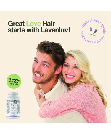 Lavenluv Hair to Stay Shampoo for Hair Growth | Prevents Hair Loss, Boosts Volume | Vitamin B5, Keratin, Dead Sea Minerals, Tea Tree, Hemp & Essential Oils | Men and Women (8oz) - Buy Online on SooperMarket.com
