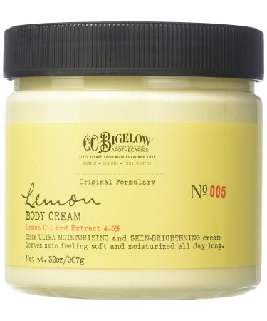 C.O. Bigelow Lemon Body Cream -Limited Edition Jumbo Jar 32 ounces