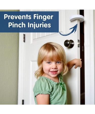Wittle Door Pinch Guard - 4pk | Baby Proofing Doors with Soft Foam Stopper | Prevent Finger Injuries & Locking Accidents | Child & Pet Safety - Buy Online on SooperMarket.com