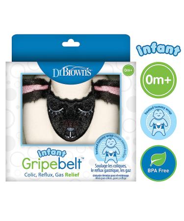 Dr. Browns Infant Gripebelt for Colic & Gas Relief | Heated Baby Swaddling Belt | Natural Upset Stomach Relief for Babies | Lamb Design | 0-3 Months - Buy Online on SooperMarket.com