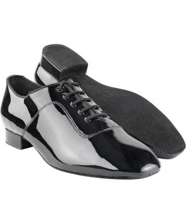 Men's Salsa Latin Tango Ballroom Waltz Dance Shoes - Size 8.5 Standard Black Patent - Buy Online on SooperMarket.com
