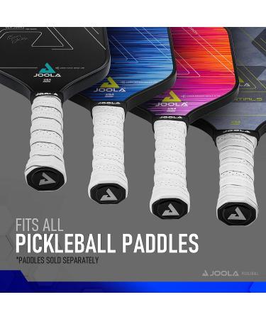 JOOLA Pickleball Paddle Grip Tape - White Replacement Wrap for Racket - Moisture Wicking & Contoured Comfort - Small Grip & Overgrip Compatible - Buy Online on SooperMarket.com