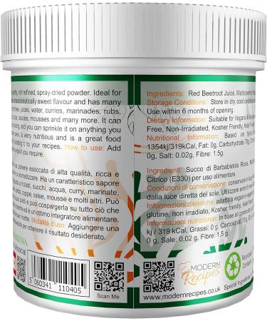 Beetroot Powder 250g Premium Quality Natural Food Colour Non-GMO Gluten Free - Recyclable Container 250 g - Buy Online on SooperMarket.com