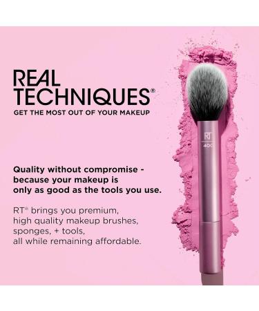Real Techniques Glitter All The Way Brush & Sponge Set - Limited Edition Makeup Tools for Blending & Contouring | Latex-Free Holiday Gift - Buy Online on SooperMarket.com