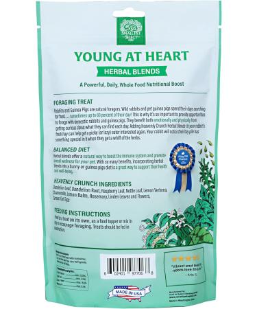 Heavenly Green Crunch Herbal Blend for Rabbits & Guinea Pigs - 4.4oz | Small Pet Select - Buy Online on SooperMarket.com