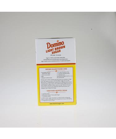 Domino Light Brown Sugar - 1lb (453g) Pack | Natural Sweetener for Baking and Cooking - Buy Online on SooperMarket.com