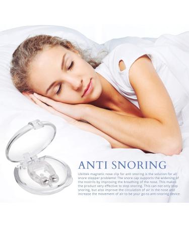 Silicone Magnetic Anti-Snoring Nose Clips - Snore Stopper for Instant Relief - 6 Pack - Buy Online on SooperMarket.com