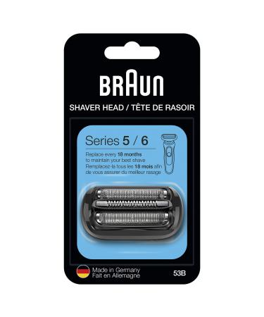 Braun Series 5 and 6 New Generation Electric Shaver Replacement Head - 53B - Compatible with Razors 5020s, 5018s, 5050cs, 6020s, 6075cc, 6072cc 53b Replacement Head