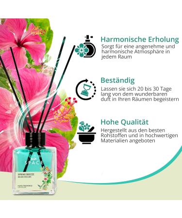 Air Space Fragrance Sticks - Refreshing Room Freshener - Fruity Floral Spring Breeze Aroma - International Shipping Available - Buy Online on SooperMarket.com
