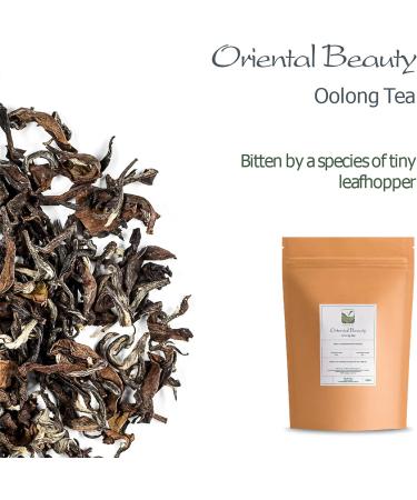 Oriental Beauty Taiwan Oolong Tea - Dongfang Meiren Taiwanese Wu Long Tea - White Tip Oolong 50g - Buy Online on SooperMarket.com