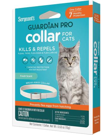 Sergeant's Guardian Pro Flea & Tick Cat Collar - 1 Count - Buy Online on SooperMarket.com