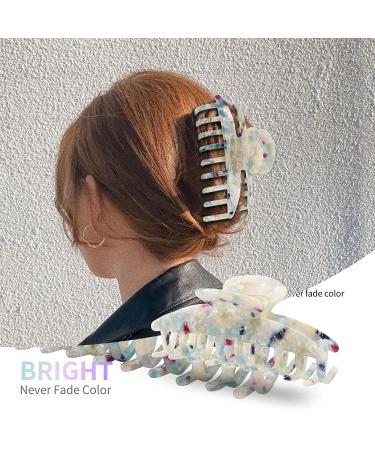 4 Pack Nonslip Large Fashion Hair Claw Clips - Strong Hold Accessories for Women & Girls - 3.7 inch Banana Hair Claws - Buy Online on SooperMarket.com