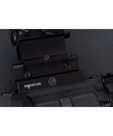 Monstrum Lockdown Series 2.5 Picatinny Riser Mount w/ Quick Release | Adjustable Height - Buy Online on SooperMarket.com
