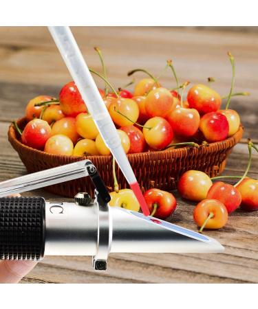 Gain Express 0-32% Brix Refractometer - ATC Sugar Solution Tester for Homebrew Beer Juices & More - Buy Online on SooperMarket.com