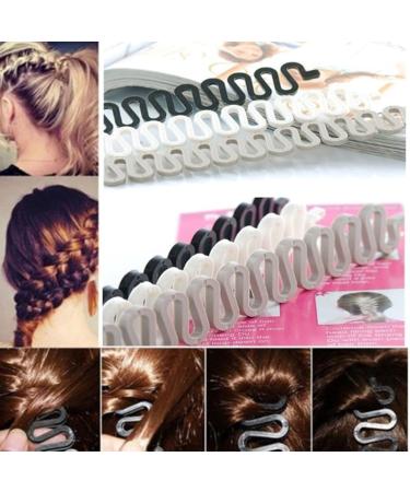 CareforYou Hair Clip for Women - Stylish 3 Pack Gray Hair Accessories for Braiding & Fashion Hairstyles - Buy Online on SooperMarket.com