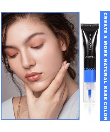 Blue Color Corrector Mixing Pigment for Liquid Foundation - Adjusts Warm to Cold Tones - Buy Online on SooperMarket.com
