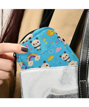 SUABO Panda Bears Weekly Pill Organizer - Travel 7 Day Pill Box with Separate Compartments for Medications & Vitamins | Blue - Buy Online on SooperMarket.com