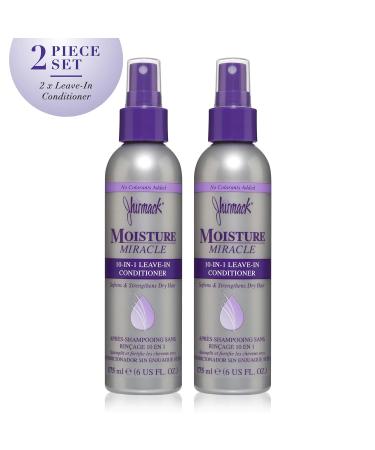 Jhirmack 10-in-1 Leave-In Conditioner Spray - Heat Protectant Detangler Softener & Repair | Vitamin E & B5 - Set of 2 (6 Fl Oz - Buy Online on SooperMarket.com