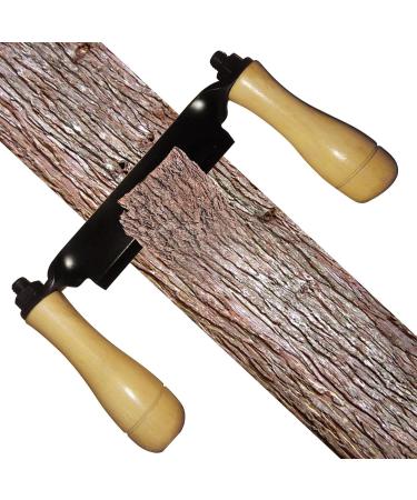 Lesunbak 8-Inch Train Knife for Woodworking | Stainless Steel Straightening Tool with Wooden Handle - Ideal for Shaping and Binking Wood Trunks - Buy Online on SooperMarket.com