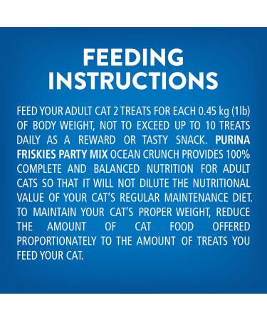 Friskies Party Mix Cat Treats Ocean Crunch with Real Ocean Whitefish - 454 g Cannister (1 Pack) 454 g (Pack of 1) - Buy Online on SooperMarket.com