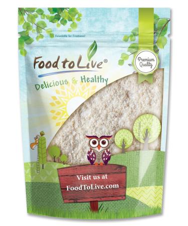 Whole Grain Oat Flour, 4 Pounds  Finely Ground from Whole Grain Oat Groats, Vegan, Bulk. Rich in Fiber, Protein. Perfect for Flour Blends. Great for Baking Muffins, Fluffy Cakes, Bread, and Pancakes