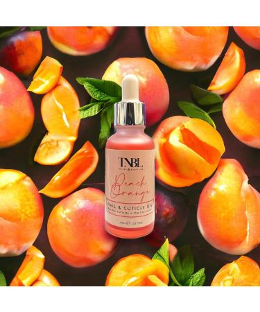 TNBL Peach Orange Nail & Cuticle Oil 30ml - Nourishing Dropper for Healthy Nails - Buy Online on SooperMarket.com