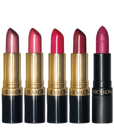 Lipstick Set by Revlon Super Lustrous 5 Piece Gift Set Multi-Finish Cream Pearl & Matte Pack of 5 Cream Pearl & Matte 5 Piece Gift Set Pearl and Matte 5 Pack 0.15 Ounce (Pack of 5)