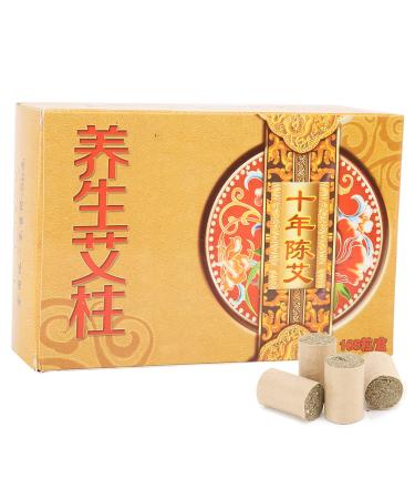 Moxibusti Moxa cone 17 x 11 x 6 108 pieces household-moxa cone Moxa-stick moxibustion acupuncture massage device health care