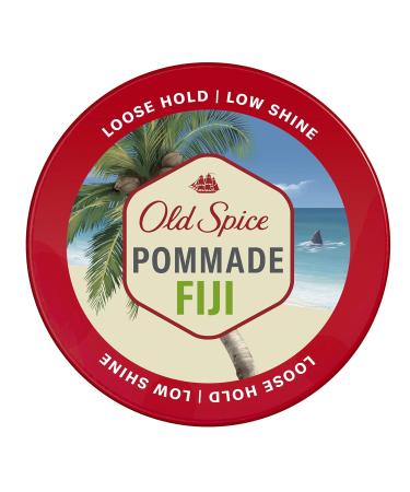 Old Spice Hair Styling Fiji Pomade for Men Flexible Hold Low Shine, 2.22 oz