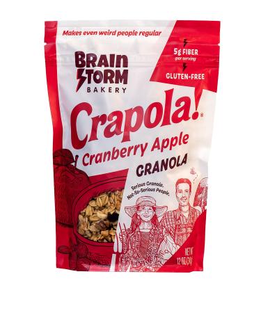 Granola Cereal by Crapola - Natural Granola with fruit and protein for a Healthy Breakfast fruit 12 Ounce (Pack of 1)