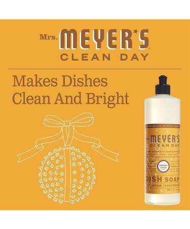 MRS. MEYER'S CLEAN DAY Liquid Dish Soap - Biodegradable Orange Clove Limited Edition 16 oz | Eco-Friendly Dishwashing Solution for International Shipping - Buy Online on SooperMarket.com